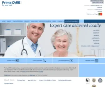 Prima-Care.com(Primary & specialty care fall river) Screenshot