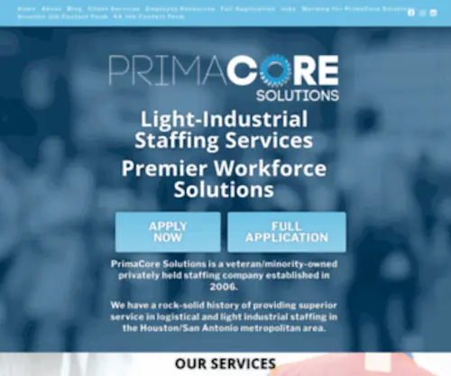 Prima-Core.com(Primacore) Screenshot