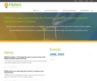 Prima-Med.org(The PRIMA) Screenshot