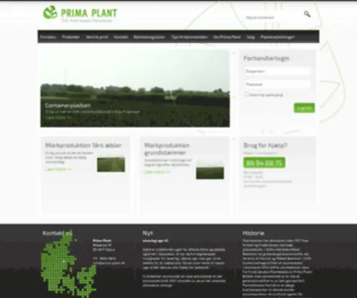 Prima-Plant.dk(Prima Plant) Screenshot