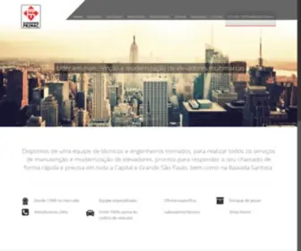 Primac.com.br(Primac Elevadores) Screenshot