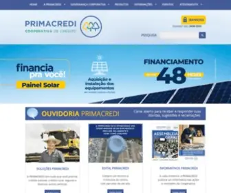 Primacredi.com.br(Cooperativa de crédito rural de primavera do leste) Screenshot