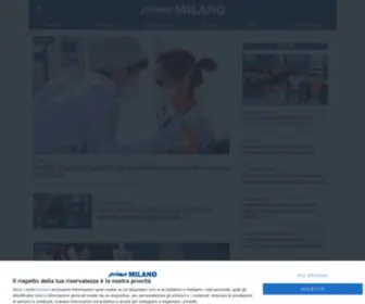 Primadituttomilano.it(Prima Milano) Screenshot