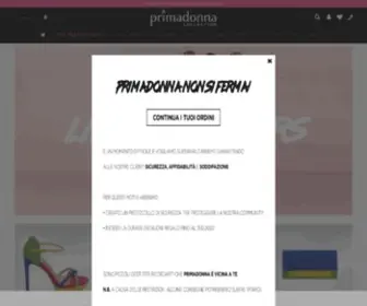 Primadonnacollection.com(Calzature ed accessori moda) Screenshot