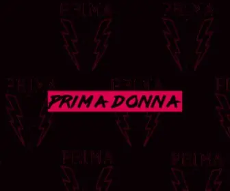 Primadonnarocks.com(PRIMA DONNA) Screenshot