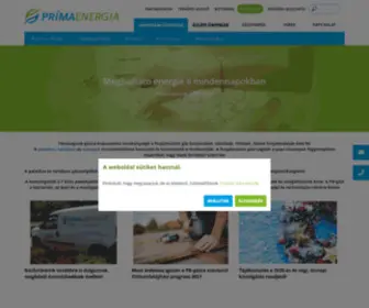 Primaenergia.hu(Prímaenergia Zrt) Screenshot