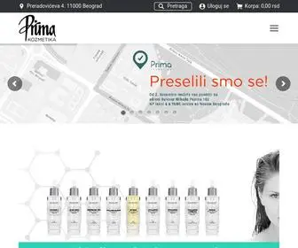 Primakozmetika.com(Prima Kozmetika) Screenshot