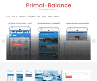 Primal-Balance.com(The Paleo Diet) Screenshot