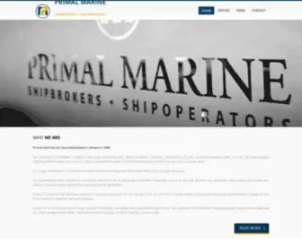 Primal-Marine.com(Primal Marine Ltd) Screenshot