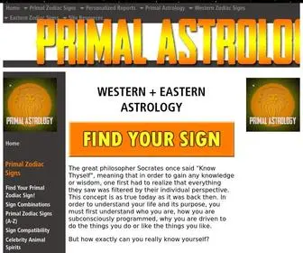 Primalastrology.com(Primal Astrology) Screenshot
