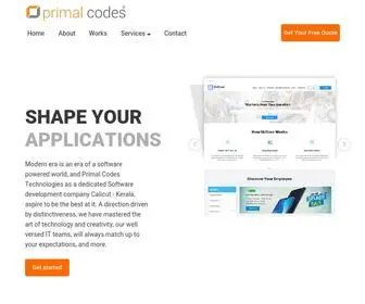 Primalcodes.com(PRIMAL CODES Technologies) Screenshot