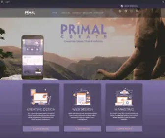 Primalcreate.com(Primal Create) Screenshot