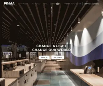 Primalighting.com(Prima Lighting) Screenshot