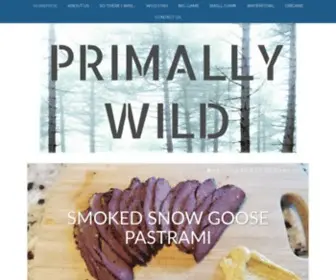 Primallywild.com(Primally Wild) Screenshot