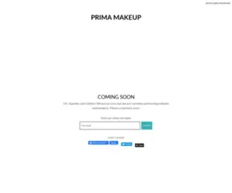 Primamakeup.com(Create an Ecommerce Website and Sell Online) Screenshot