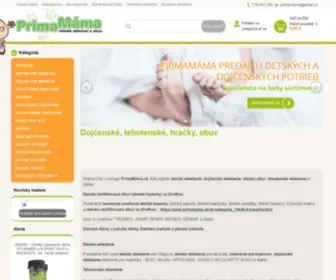 Primamama.sk(Dojčenské) Screenshot
