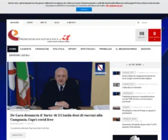 Primapaginaitaliana.it(Prima Pagina Italiana Quotidiano On Line) Screenshot