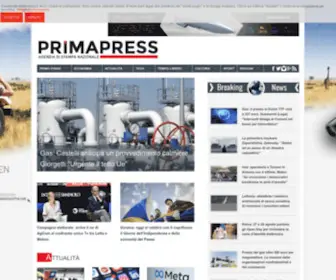 Primapress.it(Agenzia Stampa Nazionale) Screenshot