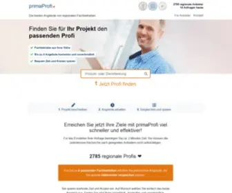 Primaprofi.de(Der Fachbetrieb Vergleich) Screenshot