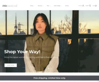 Primarche.ca(Shop all your favorite brands and independent stores on Primarché with free delivery Primarché) Screenshot