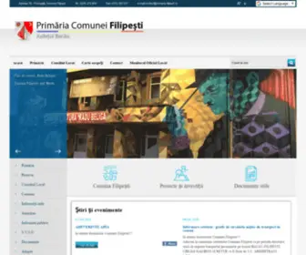 Primaria-Filipesti.ro(Primaria Filipesti) Screenshot