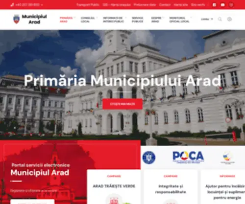 Primariaarad.ro(Primaria) Screenshot