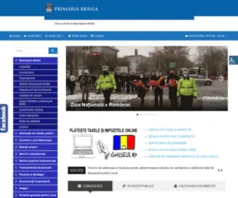 Primariabr.ro(PRIMĂRIA BRĂILA) Screenshot