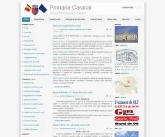 Primariacaracal.ro(Primaria Caracal) Screenshot