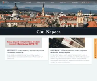 PrimariaclujNapoca.ro(Primăria și consiliul local CLUJ) Screenshot
