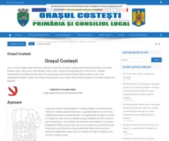 Primariacostestiag.ro(Orașul Costești) Screenshot