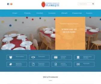 Primariafloresti.md(Primăria Florești) Screenshot