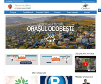 Primariaodobesti.ro(PRIMARIA ODOBESTI) Screenshot