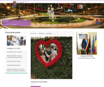 Primariapitesti.ro(Portal) Screenshot