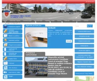 Primariatarguneamt.ro(Primaria Târgu) Screenshot