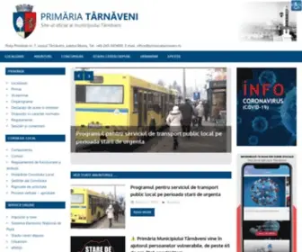 Primariatarnaveni.ro(PRIMARIA TARNAVENI) Screenshot