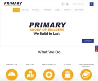 Primary.com.ph(Primary Group of Builders) Screenshot
