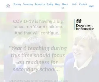 Primary2Secondary.co.uk(Home page 2) Screenshot