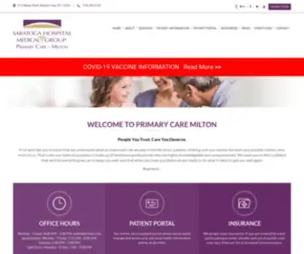 Primarycaremilton.org(Primary Care Milton) Screenshot