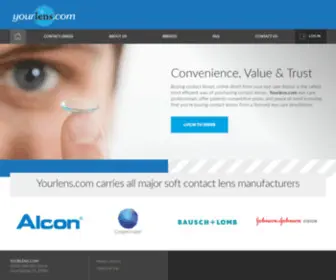 Primaryecp.com(Contact Lens Online Ordering for Eye Care Professionals Patients) Screenshot