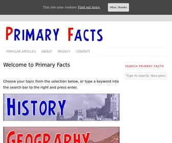 Primaryfacts.com(Primary Facts) Screenshot
