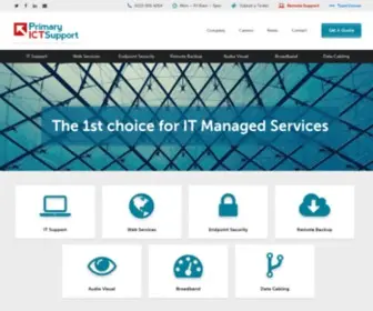 Primaryictsupport.co.uk(Primary ICT Support Ltd) Screenshot