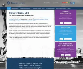 Primaryllc.com(Primary Capital) Screenshot