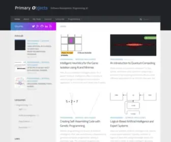 Primaryobjects.com(Primary Objects) Screenshot