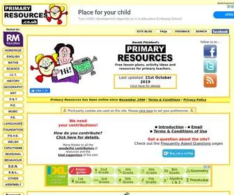 Primaryresources.co.uk(Primary Resources) Screenshot