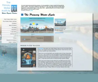 Primarywaterinstitute.org(The Primary Water Institute) Screenshot