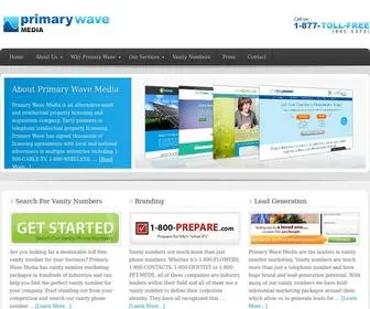 Primarywavemedia.com(Primary Wave Media) Screenshot