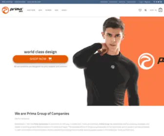 Primasports.com(Sportswear Online Store) Screenshot