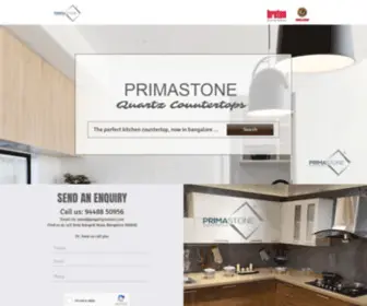 Primastonebangalore.com(Primastone Quartz) Screenshot