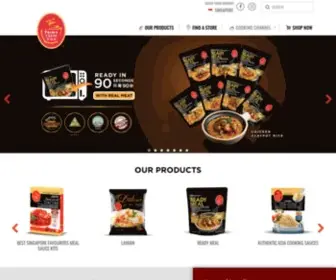 Primataste.com(Authentic Singapore Cooking Sauces) Screenshot