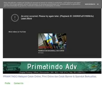 Primatindo.com(Primatindo Adv) Screenshot